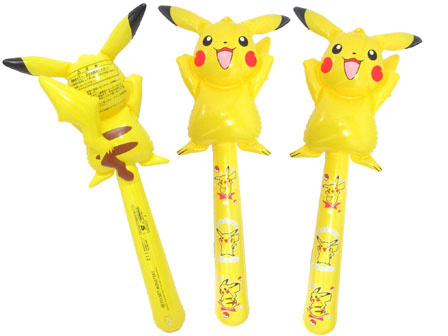 ビニール棒 ピカチュウ 堀商店 景品 販促品 お祭り用品の激安販売 ビニール棒 ピカチュウ 堀商店 景品 販促品 お祭り用品の激安販売
