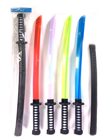 光るおもちゃ 光と音の日本刀 鞘付|【堀商店】景品・販促品・お祭り