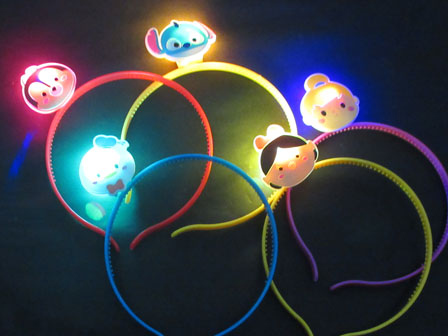 光るおもちゃ ディズニー 光るかわいいカチューシャ（ツム柄）|【堀