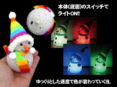 【レトロ】クリスマス　スノーマン　イルミネーションライト 2点セット クリスマス スノーマンLEDイルミネーション（柄選べません）|【堀商店