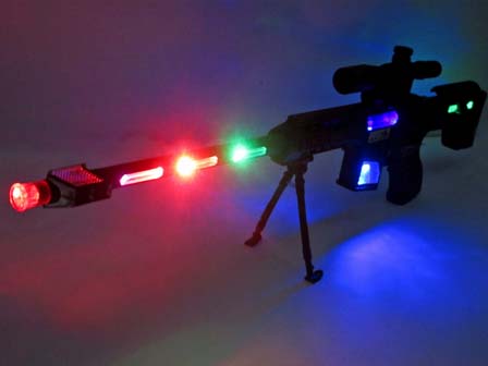 光るおもちゃ AK828 サウンドガン|【堀商店】景品・販促品・お祭り用品