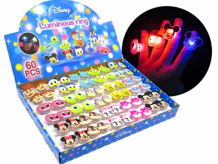 光るおもちゃ ディズニー 光る指輪2|【堀商店】景品・販促品・お祭り 