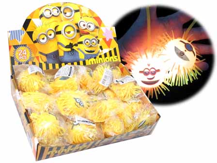 光るおもちゃ ミニオンズ光るもじゃもじゃミニヨーヨー|【堀商店