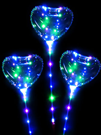 蓄光パーツ*風船*ネイルパーツ*ハート*バルーン 蓄光パーツ*風船*