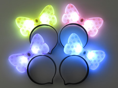 光るおもちゃ　ライトリボンカチューシャ（パス...のサムネイル画像