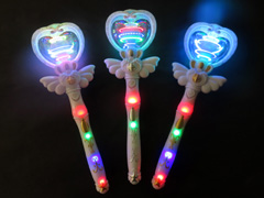 光るおもちゃ　マジカルスピンバトン　ホワイトのサムネイル画像