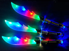 光るおもちゃ　サウンドライト海賊剣のサムネイル画像