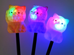 光るおもちゃ　光る！にゃんこスティックのサムネイル画像