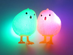 光るおもちゃ　光る足付ひよこヨーヨーのサムネイル画像