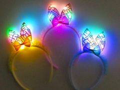 光るおもちゃ 光るラビットカチューシャのサムネイル画像