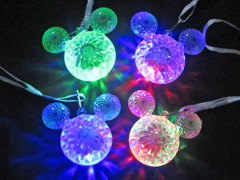 光るおもちゃ　光るマウスペンダントのサムネイル画像