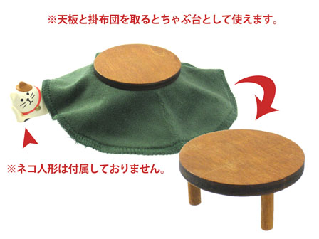 コンコンブル デコレ こたつむり猫 丸っこいこたつ。かなり可愛い