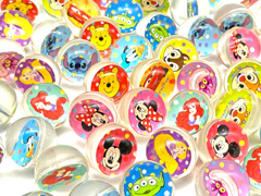 スーパーボール ディズニー顔柄絵入スーパーボ...のサムネイル画像