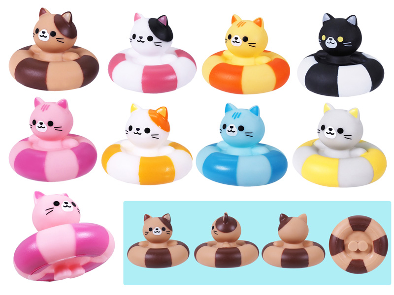 すくい人形 ぷかぷかにゃんにゃんうきわ|【堀商店】景品・販促品