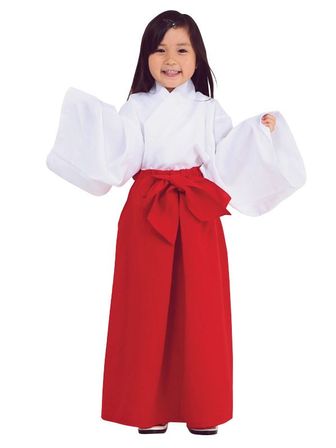 衣装 キッズジョブ 巫女さん 100|【堀商店】景品・販促品