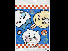 わたがし袋　ちいかわ  (お祭り柄)のサムネイル画像