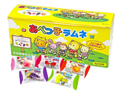 景品用お菓子 あべっ子ラムネ(くだものらむね...のサムネイル画像