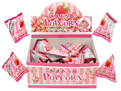 景品用お菓子　あまおう苺ポップコーンテトラ【...のサムネイル画像
