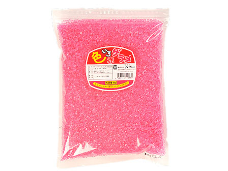 色ザラメ　赤1kg【軽減税率対象商品】のサムネイル画像