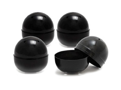 ガチャガチャ　空カプセル48mm　黒のサムネイル画像