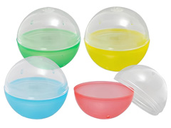 ガチャガチャ　空カプセル75mm　4色アソートのサムネイル画像