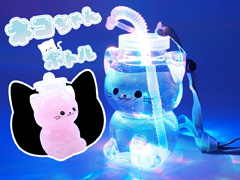 ピカピカ光る！ネコちゃんボトルのサムネイル画像